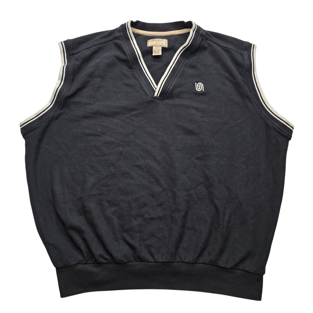 Dunbrooke Golf Vest Pullover V-Neck Knit Black‎ Mens XL Gorpcore Streetwear